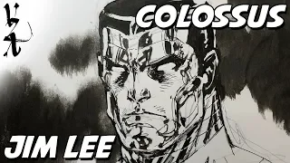 Jim Lee drawing Colossus