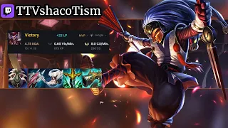 Road to master (diamond 1 13lp) shaco vs ivern