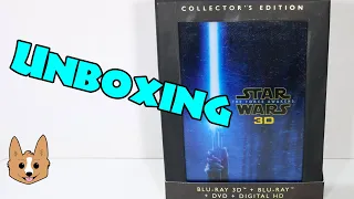 Star Wars The Force Awakens 3D Collector's Edition Blu Ray Unboxing - The FANily