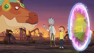 😨Did DINOSAURS give a NEW PORTAL GUN to Rick and Morty?🤔 6x06 | The Best Moments