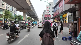 Walking Hanoi, Vietnam | Cầu Giấy District to Lotte Department Store