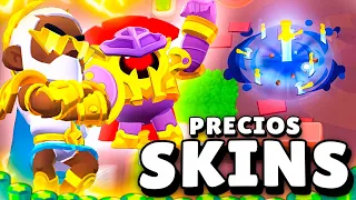 PRECIOS de LAS NUEVAS SKINS Y COMPRAR SKINS SIN GEMAS con *BLINES* | SNEAK PEEK de BRAWL STARS