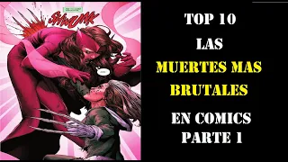 top 10 - muertes mas impactantes en comics