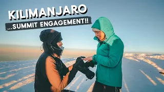 ENGAGED on the SUMMIT! | Climbing Mount Kilimanjaro (part 2)