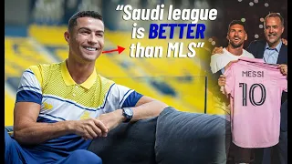 Cristiano Ronaldo Slams MLS Just a Day After Messi’s Unveiling: Messi vs Ronaldo - MLS vs SPL