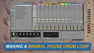 How to make a full minimal house drum loop | distilled noise