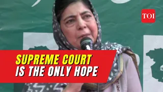 Article 370: 'Supreme Court is the only court that can save Constitution', says Mehbooba Mufti