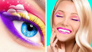 TOP TRUCCHI DI BELLEZZA E MAKE UP || Idee divertenti e intelligenti per ragazze su 123 GO Like!