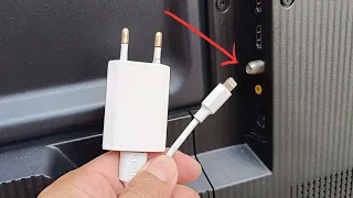 Just insert the CHARGER into the TV to watch all the world's channels in FULL HD!