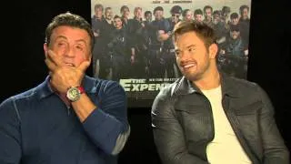 The Expendables 3 - Sly Stallone & Kellan Lutz Interview