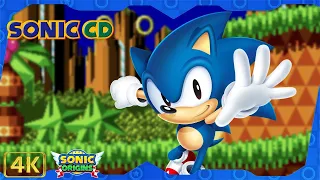 Sonic CD (Origins) ⁴ᴷ Full Playthrough (All Time Stones, Sonic gameplay)