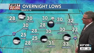 KFYR First News at Six Weather 03/13/24