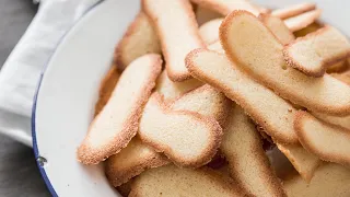 Lingue di Gatto - Italian Cat Tongue Cookies [Ready in 20 Minutes!]