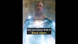 Did You Know That In BLACK ADAM