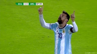 Lionel Messi vs Ecuador (Away) 11 10 2017 HD 1080p ليونيل ميسى ضد الايكوادور