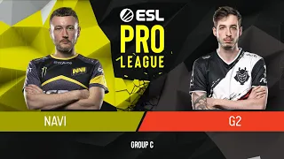 CS:GO - Natus Vincere vs. G2 Esports [Overpass] Map 3 - Group C - ESL Pro League Season 9 Europe