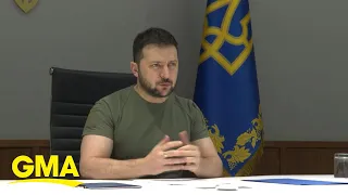 Zelenskyy warns of potential attack by Russians on hydroelectric plant l GMA