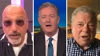 Piers Morgan, William Shatner and Howie Mandel React To Deepfake AI
