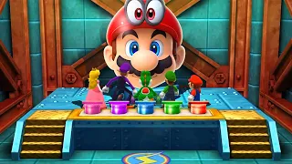 Mario Party The Top 100 MiniGames - Mario Vs Luigi Vs Yoshi Vs Peach (Master Cpu)