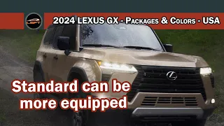 2024 Lexus GX - Packages & Colors - USA