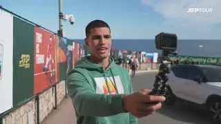 Carlos Alcaraz's Selfie Tour Of Monte Carlo