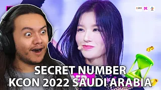 SECRET NUMBER - 'INTRO DOOMCHITA' & 'Got That Boom' & 'RAINISM' @ KCON 2022 SAUDI ARABIA | REACTION