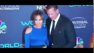 J Lo and her beau at the World of Dance Celebration 2017