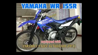 YAMAHA WR 155r VARIABLE VALVE ACTUATION TRANSMISSION (VVA)blue color variant walkaround