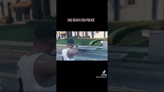 Sad death gta police officer  #shorts