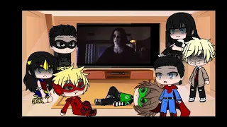 My favorite DC heroes react to Raven💞