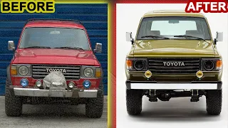 Toyota Land Cruiser FJ62 Restoration project (1986)