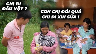 Người Mẹ Nghèo Sinh 3 Đi Xin Từng Giọt Sữa Nuôi Con