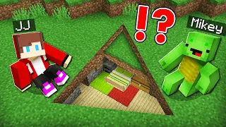 How Mikey and JJ Found SECRET TRIANGLE BASE in Minecraft? Security House ! - Minecraft (Maizen)