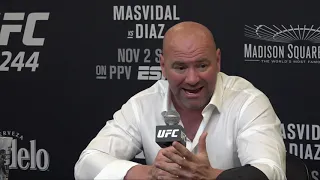 Dana White On Donald Trump Attending UFC 244