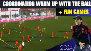 🔰Coordination Warm Up with the ball + Fun Games / FC Bayern Munich