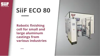 SiiF ECO 80 #foundry #foundrymachinery #finishing #deburring #automation