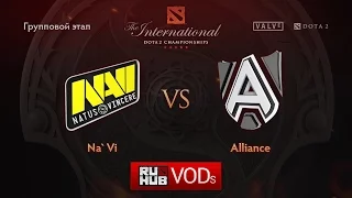 Na`Vi vs Alliance, TI6 Групповой этап, Игра 1