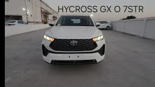 HYCROSS GX O 7STR SUPER WHITE  2024 / PRICED AT 21.13 LAKHS EXSHOWROOM