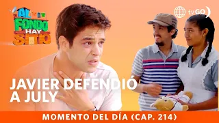 Al Fondo hay Sitio 10: Javier “defendió” a July (Capítulo n°214)