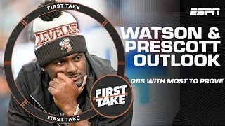 Why Deshaun Watson & Dak Prescott have a lot to prove this season 👀 | First Take YouTube Exclusive