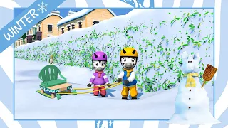 Zou in English ❄️It's Winter ❄️60min COMPILATION ☃️Cartoons for kids