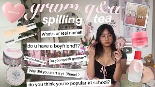 POV: we’re on face time 🍵 GRWM Q&A + GIRL TALK (makeup routine 2024) youtube & high school advice