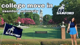 College FRESHMAN MOVE IN Vlog at Samford University