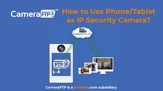 How to turn Android or iOS Smartphone/tablet into IP security camera? (Use phone as IP camera)