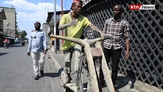 Congo's wooden taxis 'Chukudu' still a favoured means of transport
