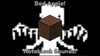 Bad Apple but remade using Minecraft Noteblock Sounds