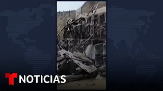 Investigan el accidente en 'la curva de la muerte' de Perú #Shorts | Noticias Telemundo