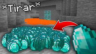 Minecraft pero los ITEMS se MULTIPLICAN al TIRARLOS...