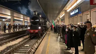 Venezia, l'arrivo del treno del Milite Ignoto da Aquileia a Roma