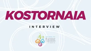 Interview: Alena Kostornaia (RUS) | ISU European Figure Skating Championships | #EuroFigure